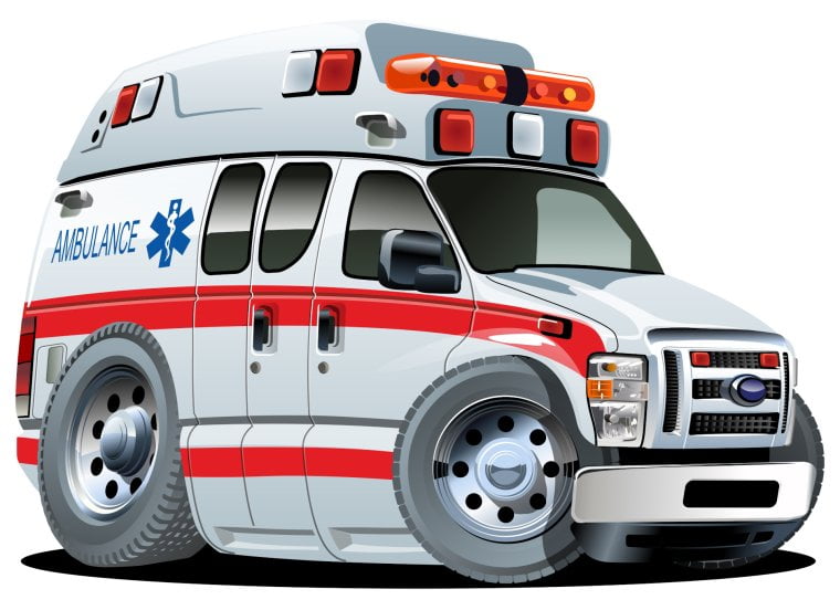 Generic ambulance illustration.